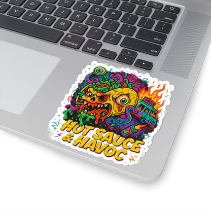 Hot Sauce & Havoc – Limited Edition Kiss Cut Sticker | Illuminasty Drop