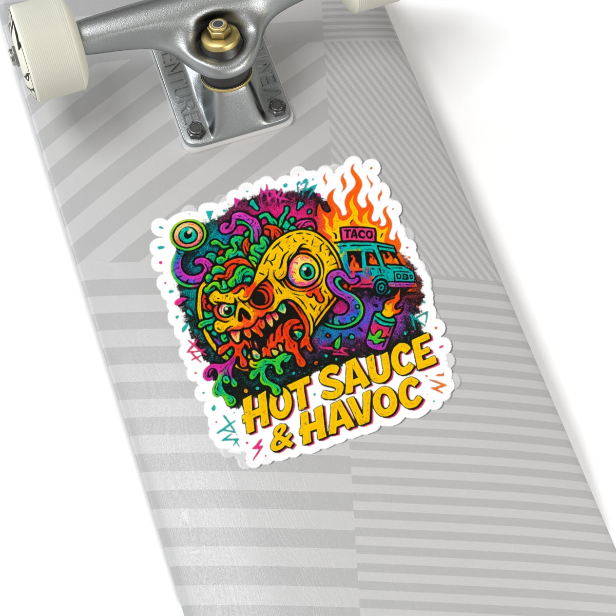 Hot Sauce & Havoc – Limited Edition Kiss Cut Sticker | Illuminasty Drop