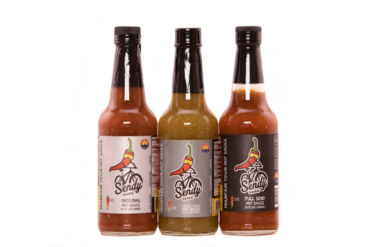 Sendy Sauce 10oz. Tallboy Variety (3 pack)