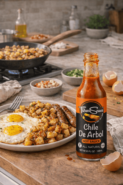 Fresco Sauce Chile De Arbol Hot Sauce | Featured in Hot Ones Sub Box