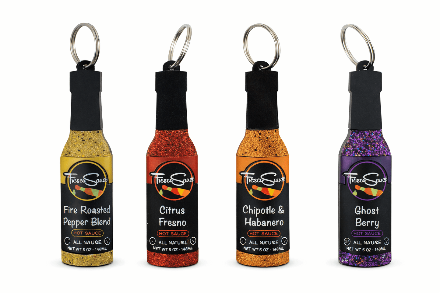Fresco Sauce Handmade Hot Sauce Keychain