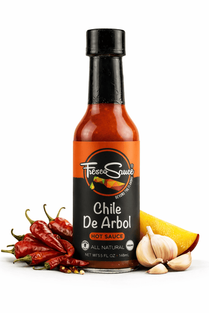 Fresco Sauce Chile De Arbol Hot Sauce | Featured in Hot Ones Sub Box