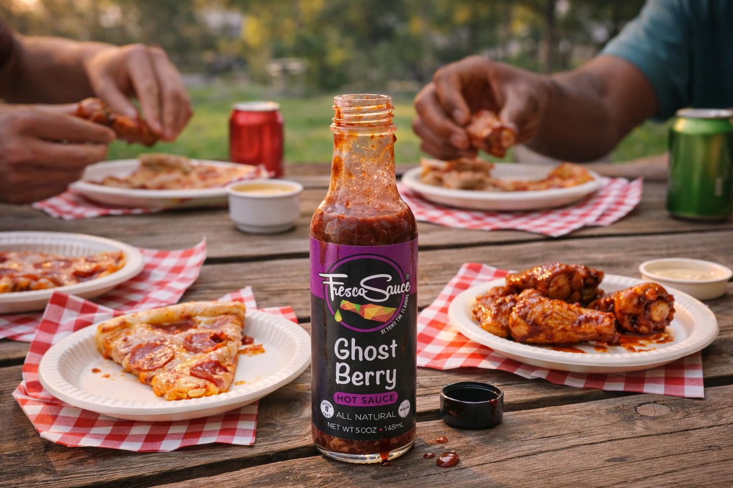 Ghost Berry Hot Sauce Ghost Peppers Black Berries