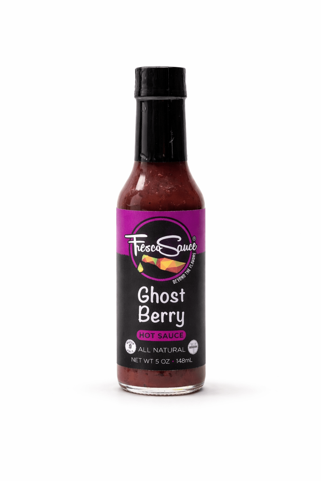 Ghost Berry Hot Sauce Ghost Peppers Black Berries
