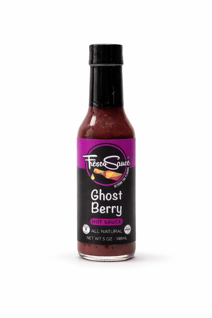 Ghost Berry Hot Sauce Ghost Peppers Black Berries