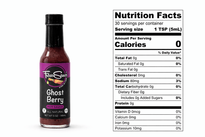 Ghost Berry Hot Sauce Ghost Peppers Black Berries